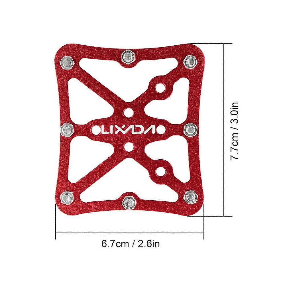 Lixada 1 Pair  Universal Clipless Pedal Platform Adapter for Clip-in Pedals