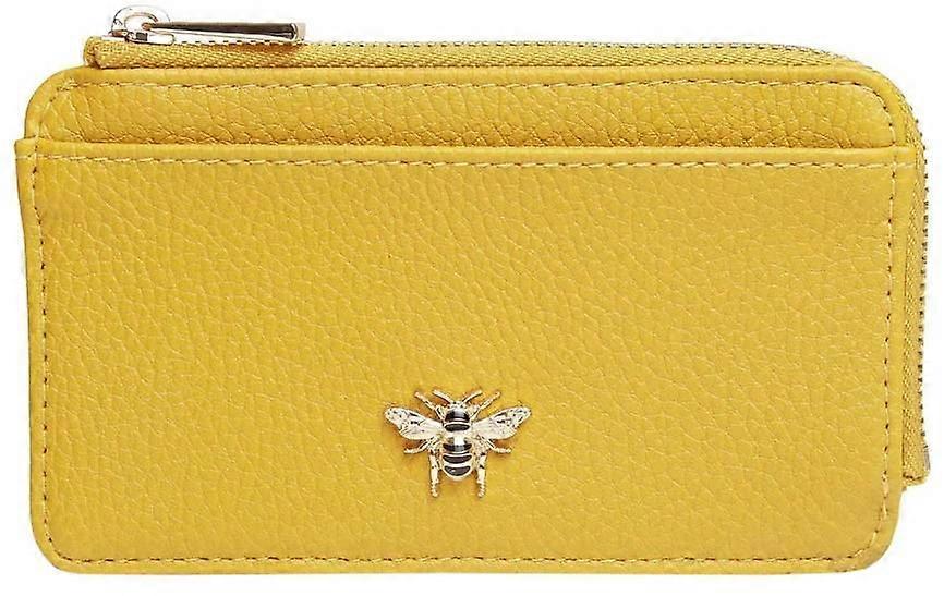 Alice Wheeler London Bath Coin Card Purse - Ochre Yellow