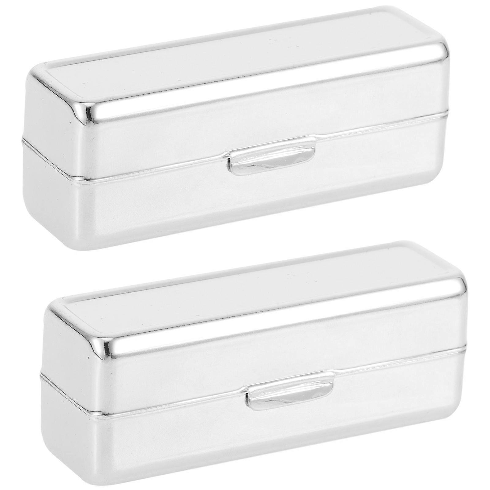 Lipstick Storage Box with Mirror Portable Makeup Organizer Case for Lipstick, Lip Gloss & Essential Oils