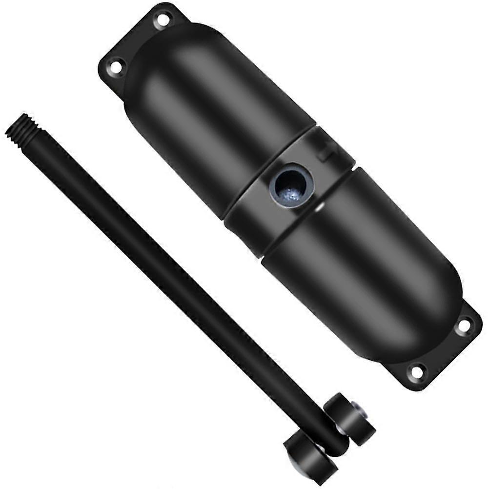 Heavy Duty Automatic Door Closer Commercial Door Closure Adjustable Closing Force Black 1Set