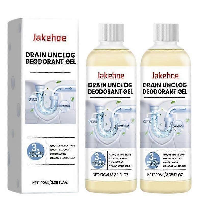 2x Sink and Drain Unblocker Heavy Duty Instant Power, Industrial Strength