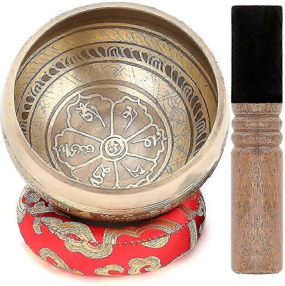 Handmade Meditation Sound Bowl Set for Relaxation and Mindfulness