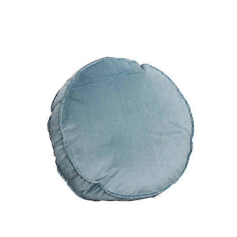 Removable Cover Throw Pillow with Invisible Zipper, Comfortable Round Floor Cushion for Meditation