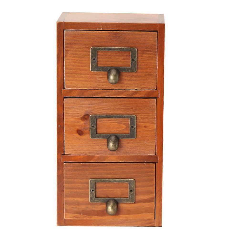 1pc Desktop Storage Box Multipurpose Sundries Container Drawer Type Storage Case