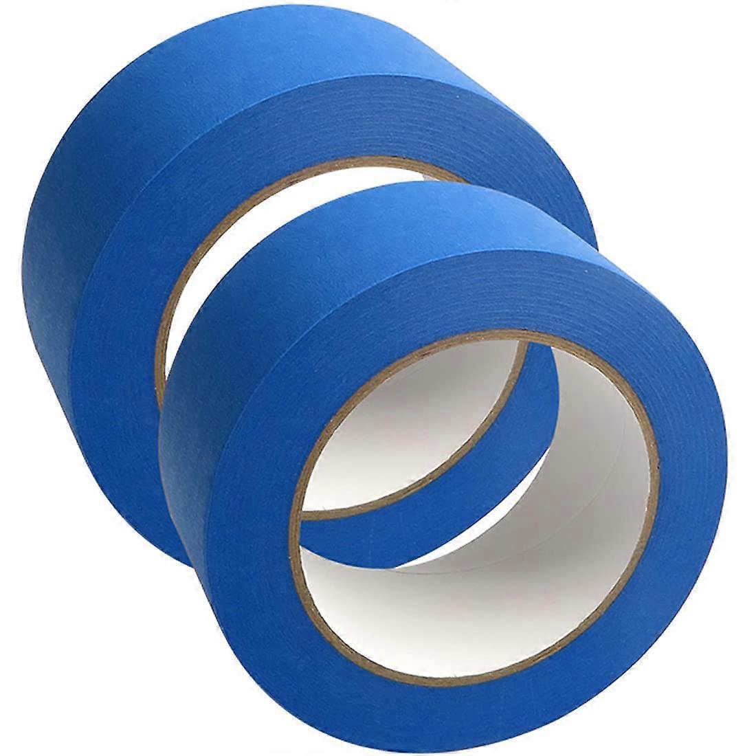 Blue Painter's Masking Tape 48 mm x 41 m (2 Rolls) - Masking Tape For Painting, Renovations & Varnishing - 82 m Total