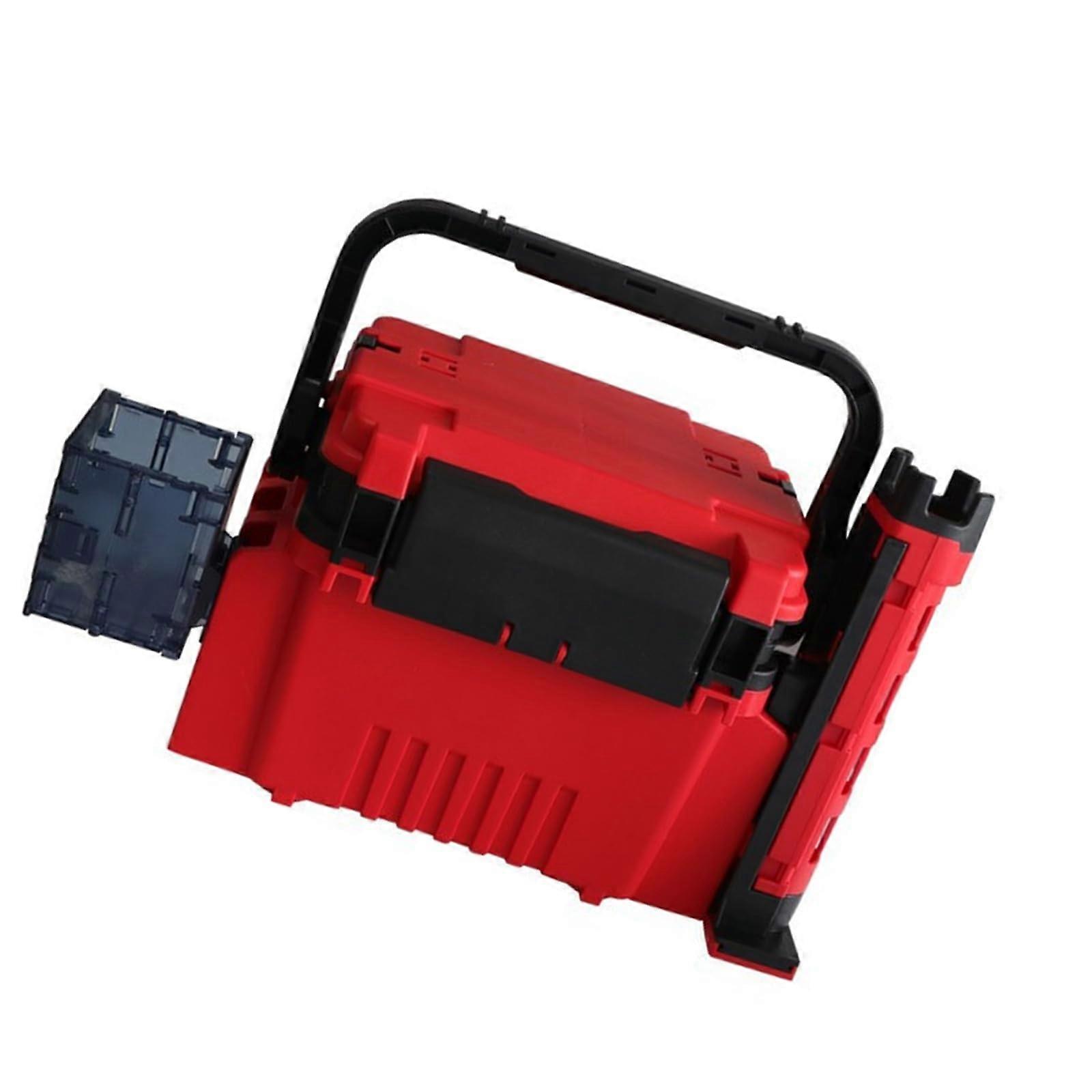 Waterproof Fishing Tackle Box, Multi-Layer Storage Container for Bait, High Capacity Travel Case for Fishing Gear