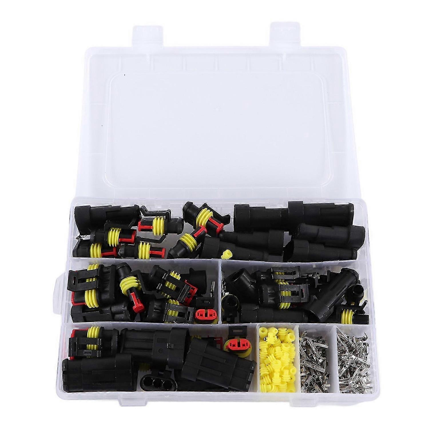 Waterproof Automotive Electrical Connectors Car Terminals Quick Connect Harness Wire Plug Kit