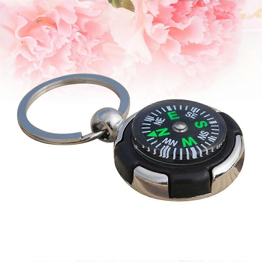 Mini Compass Keychain Metal Keyring For Any Occasion Multi Color 7.5x4x1.8cm Car Key Decoration 1Pack
