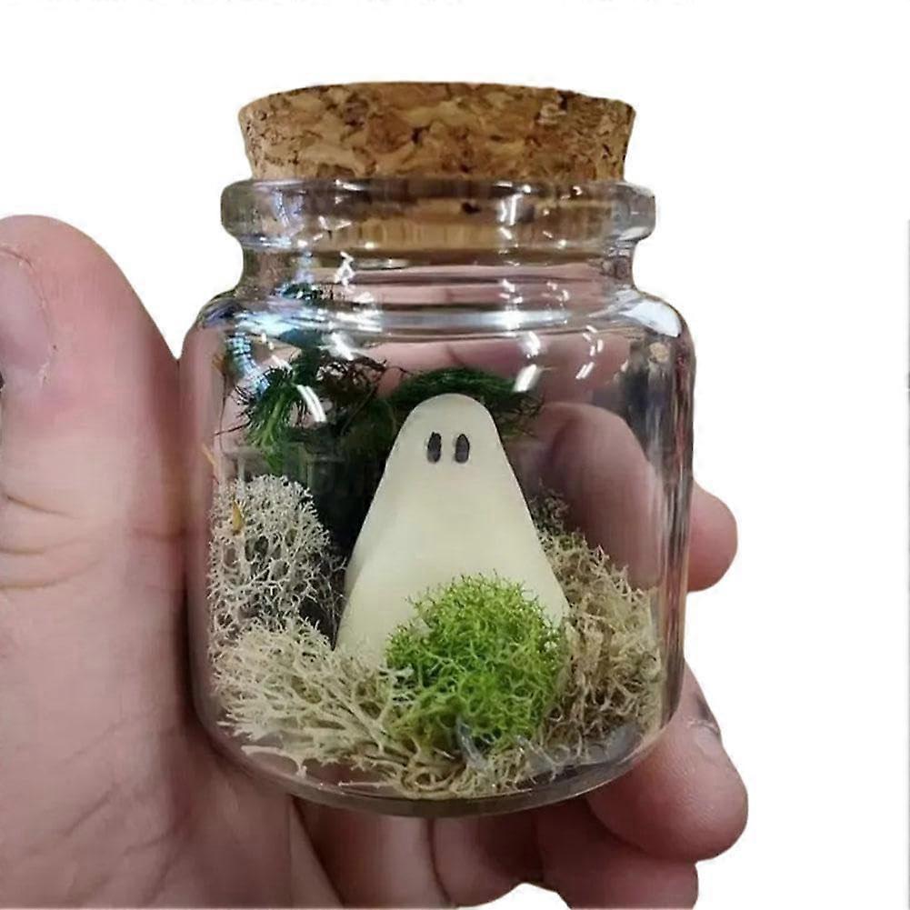 Mini Pet Ghost With Moss Ghost Novelty Doll Small Hello Q5E6 Decoration Glowin Dark Spooky