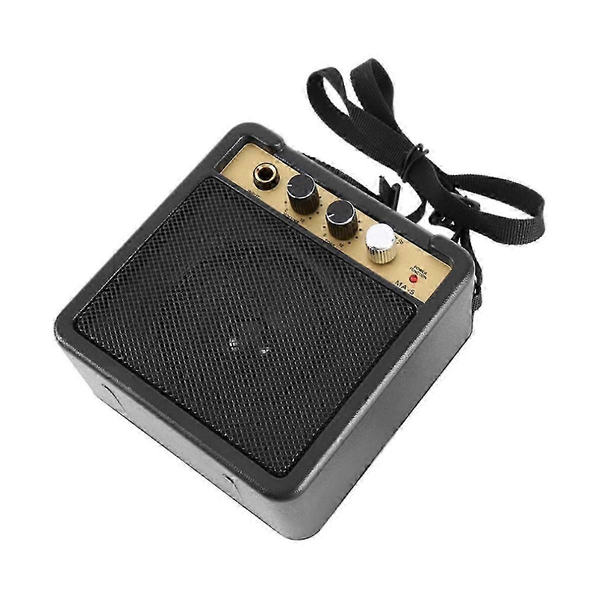 5W Mini Högtalare Gitarrförstärkare med Back Clip Högtalare Gitarrtillbehör för akustisk elgitarr A