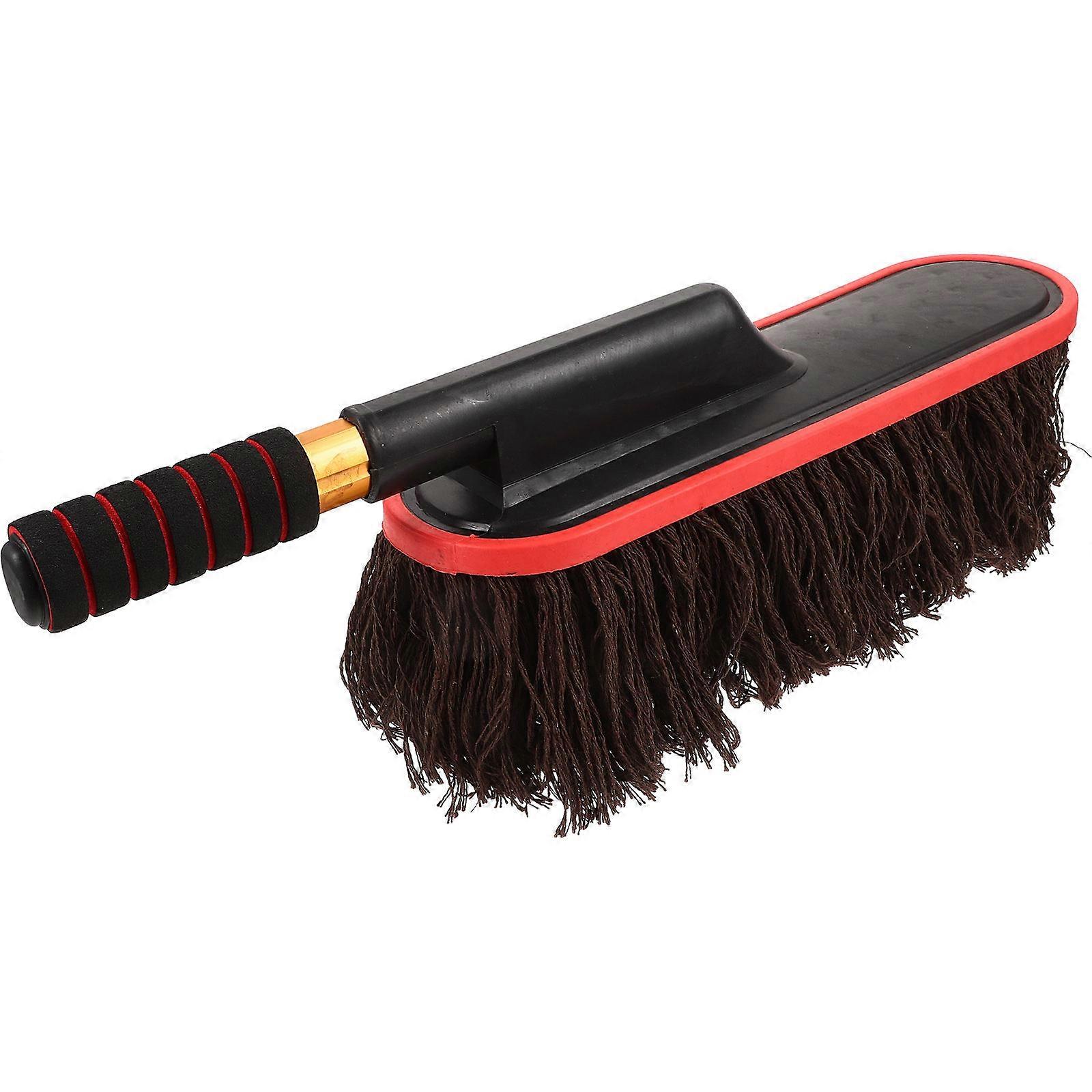Car Washing Brushes With Pole Retractable Design Car Maintenance Assorted Color 60.00X9.00X4.50CM Window Cleaning 1Set