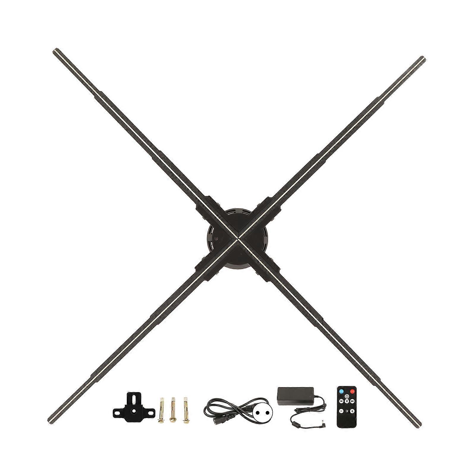 3D Hologram Fan WiFi Projector with 2K Resolution and Remote Control for EU Advertising