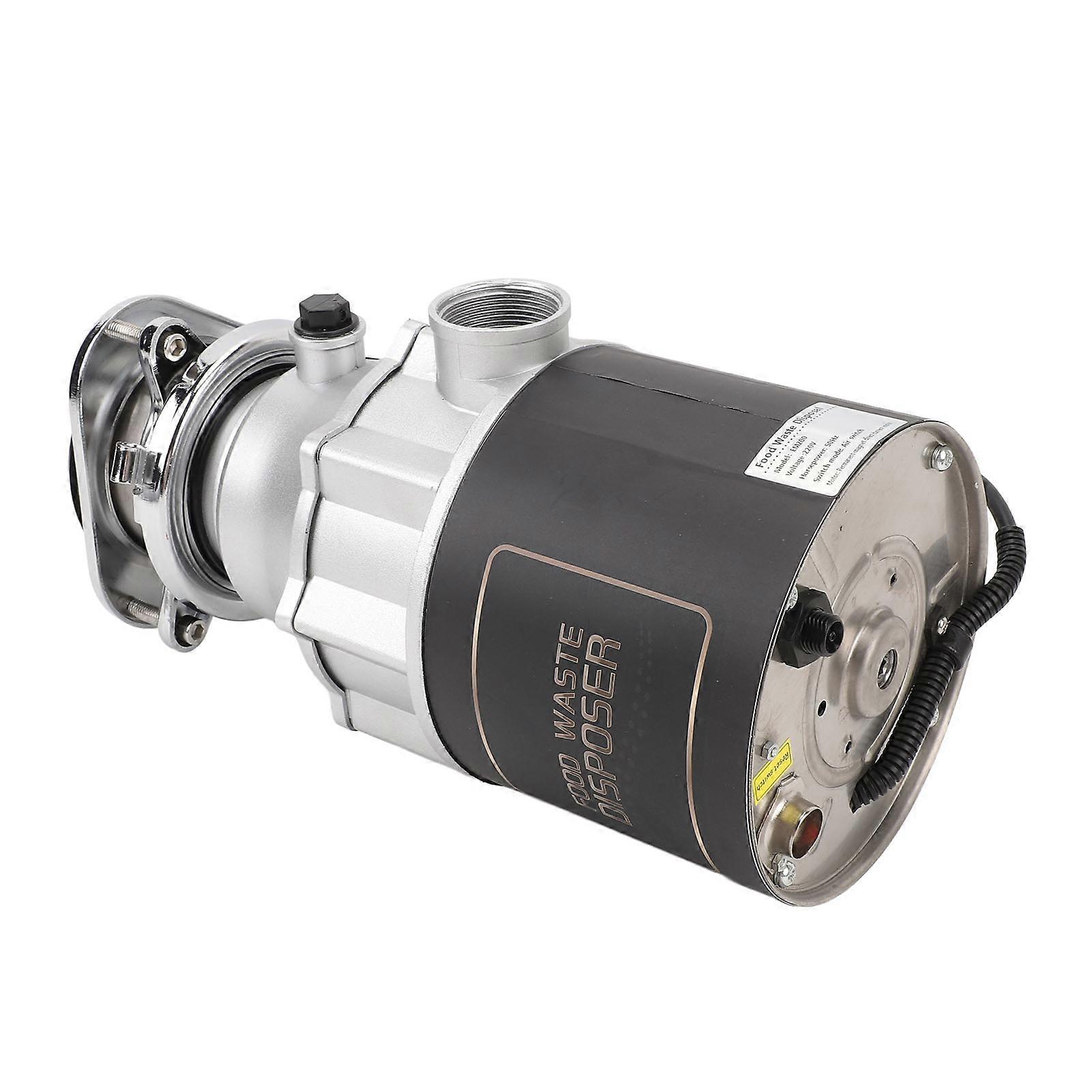 Garbage Disposal Food Waste Disposer 3800 RPM Stainless Steel Food Waste Disposer for Kitchen GB Plug 220V