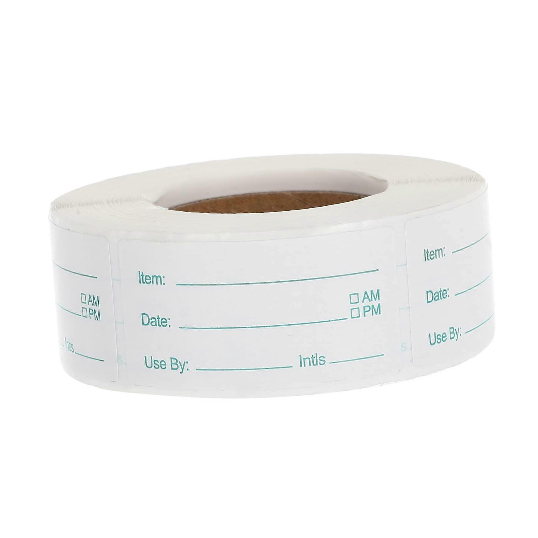 250 Labels For Food Freezer 1 Roll Date Labels Freezer Label Stickers White Blue