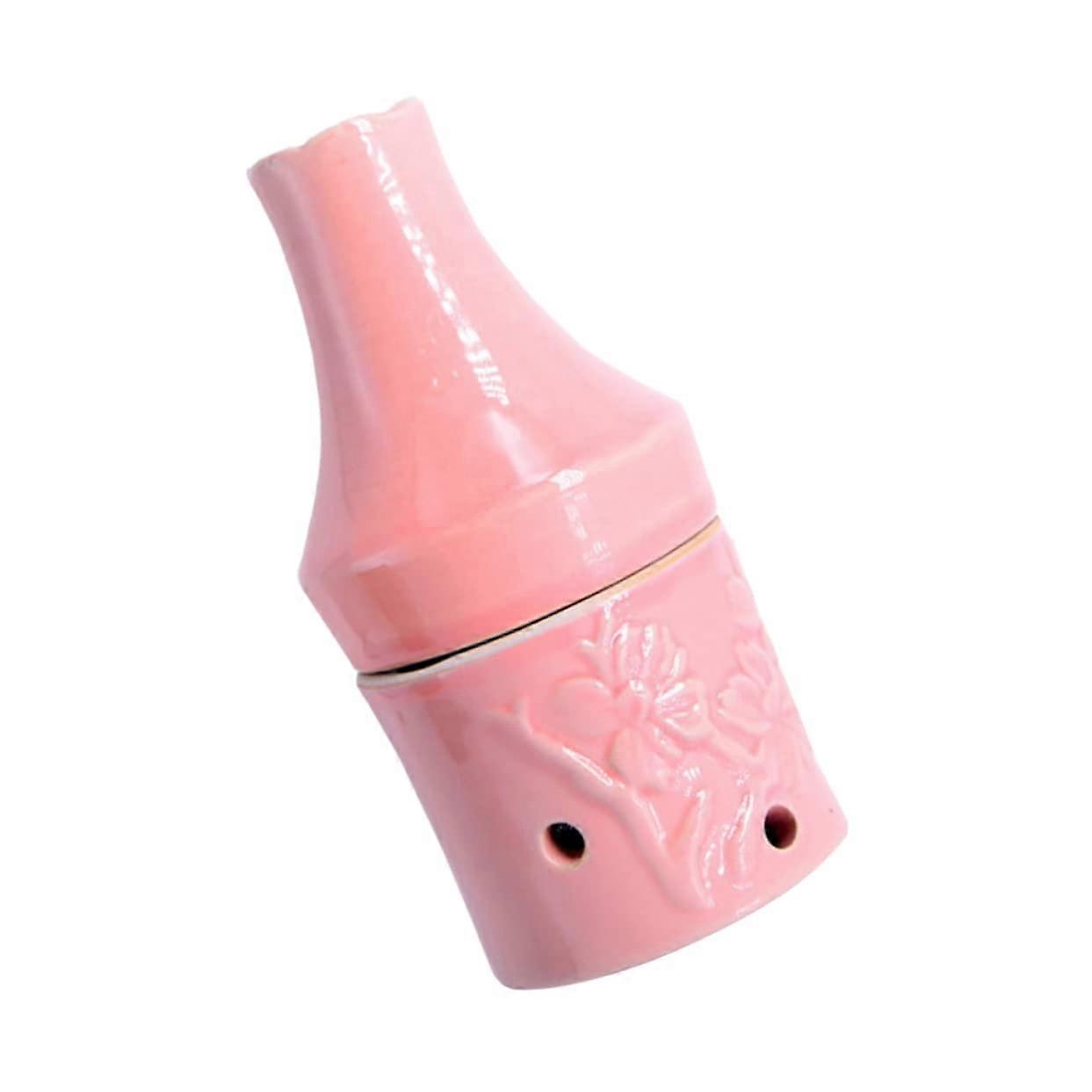 Pink Ceramic Moxibustion Pot