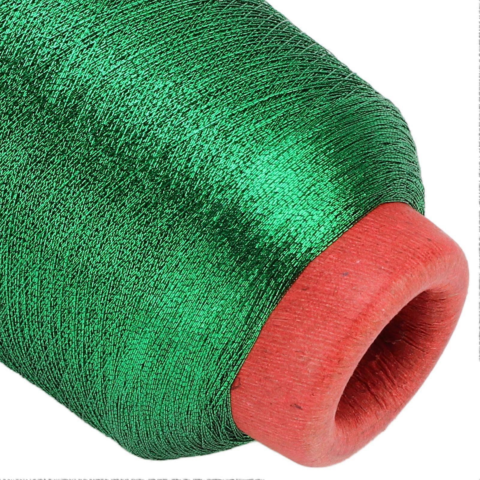 Sewing Thread 4pcs 3000 Yards Green Polyester Spool Sewing Machine Thread Household Needle Embroidery Thread