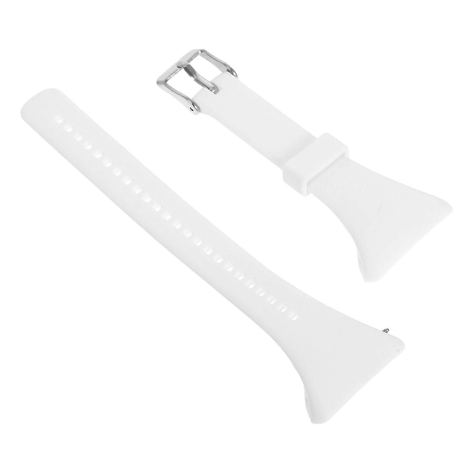 Stylish Quick Release Replacement Watch Band for Comfortable and Durable Plastic Wrist Strap – White for Daily Wear