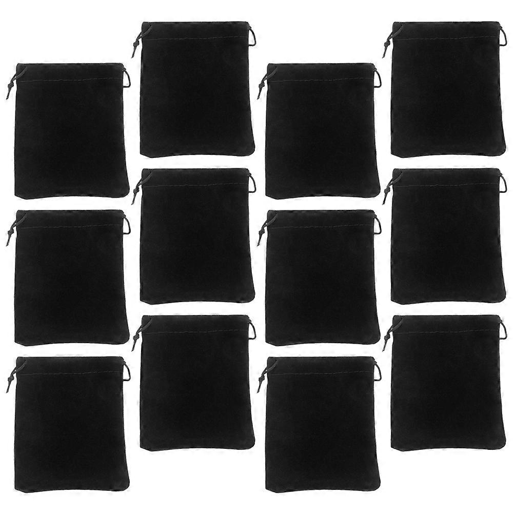 Portable Travel Toiletry Bag for Women with Black Lint Material Easy to Use and Store Small Items Like Jewelry 15Pcs Set