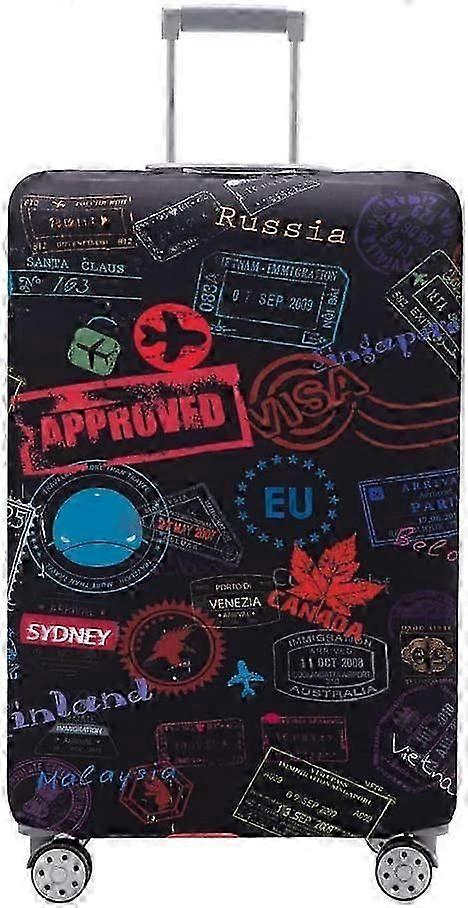 Capa de bagagem lavável universal com capa protetora contra arranhões para bolsas de 18 a 32 polegadas