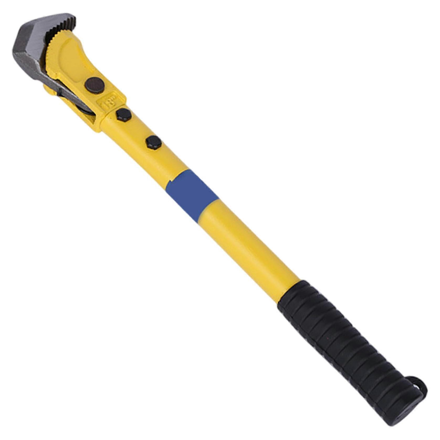 20-Piece Adjustable Pipe Wrench Set, 17.72 Inch, Durable Steel, Heavy-Duty Multi-Purpose Wrenches for Plumbing Tasks