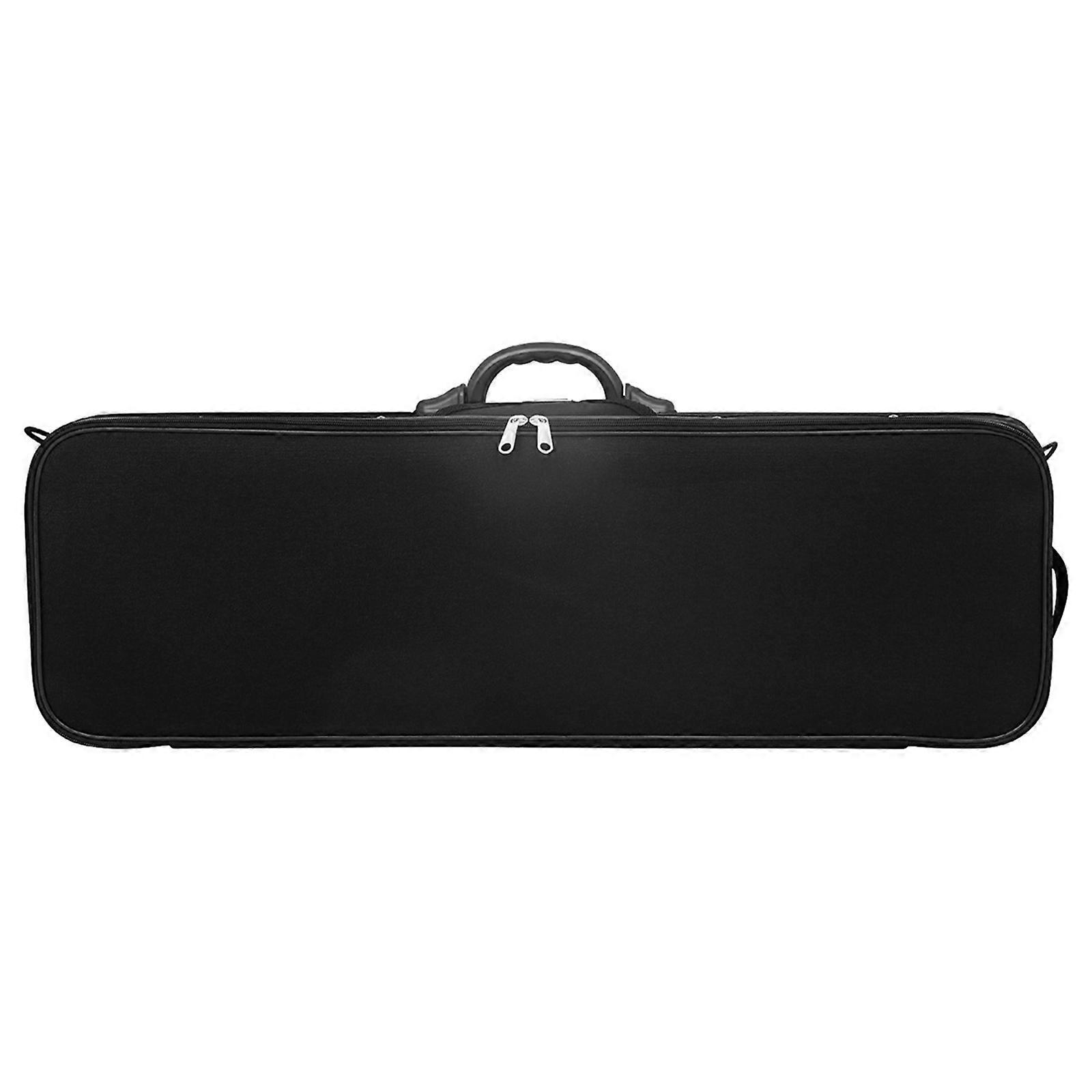 Elegant 4/4 Violin Case with Flexible Lining and Bows Holders Oxford Cloth Texture Suitable for Musicians Outdoor Use Multicolor