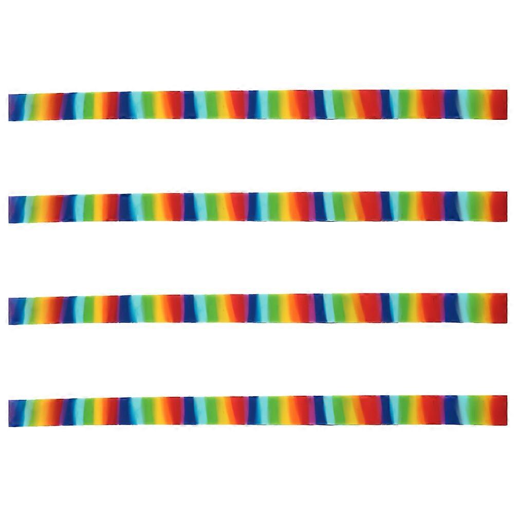 Rainbow Silicone Towel Straps for Beach Chairs & Sunbeds Elastic Fixing Bands & Clips for Pool, Cruise & Summer Parties Stylish & Wear Resistant