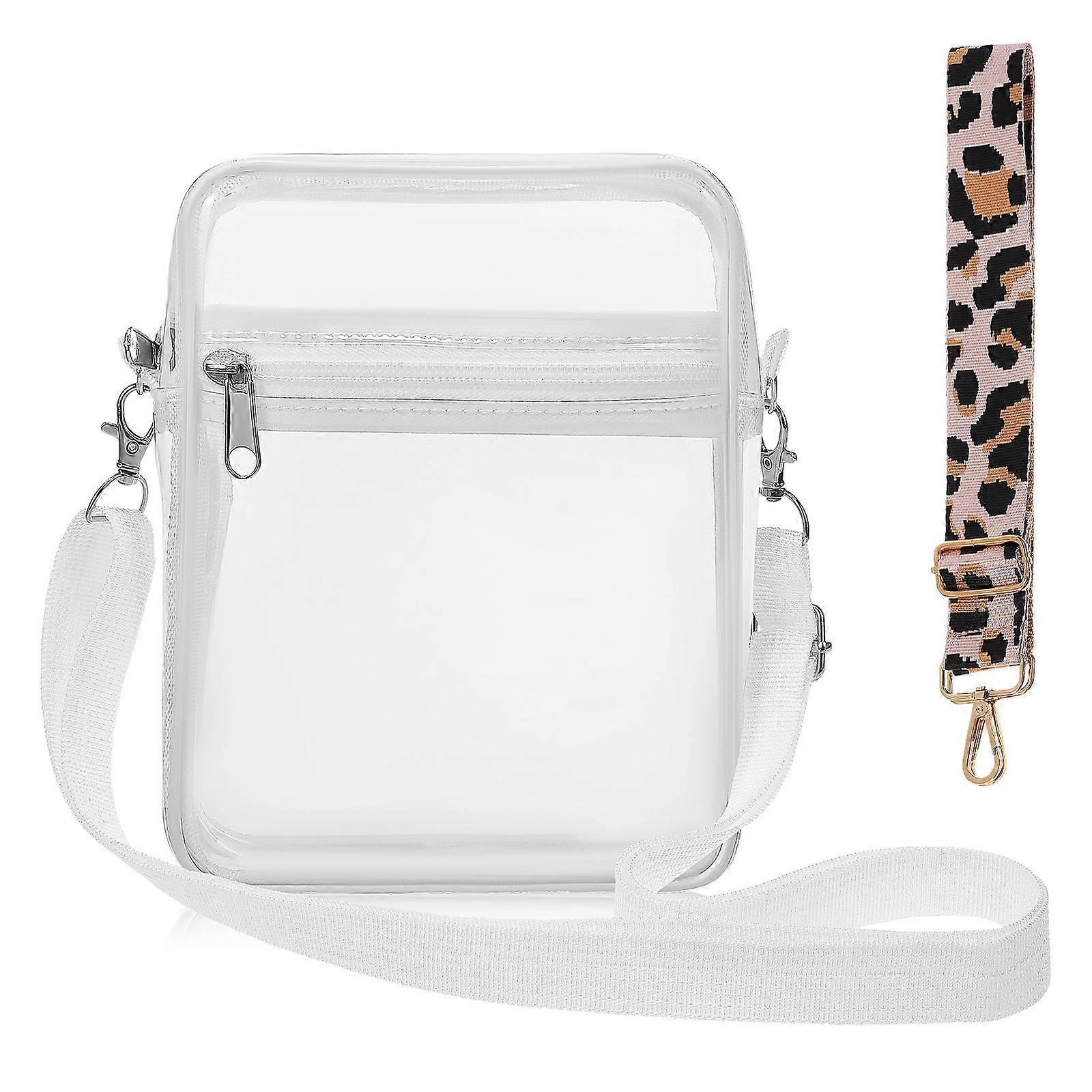 Transparent Crossbody Bag for Women – Lightweight, Compact & Versatile Design with Replacement Strap for Outdoor Use – Fashionable and Functional
