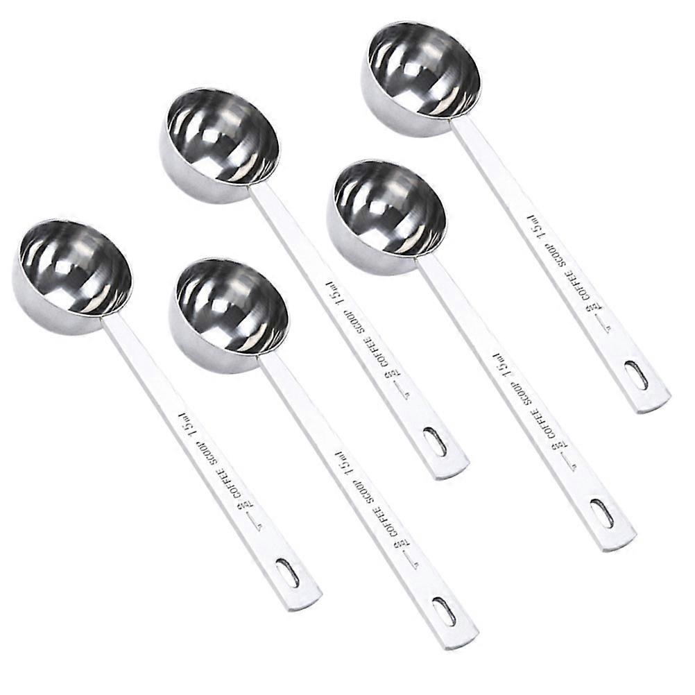 Stainless Steel Measuring Cups Spoons Storage Friendly 15ML 5Pcs