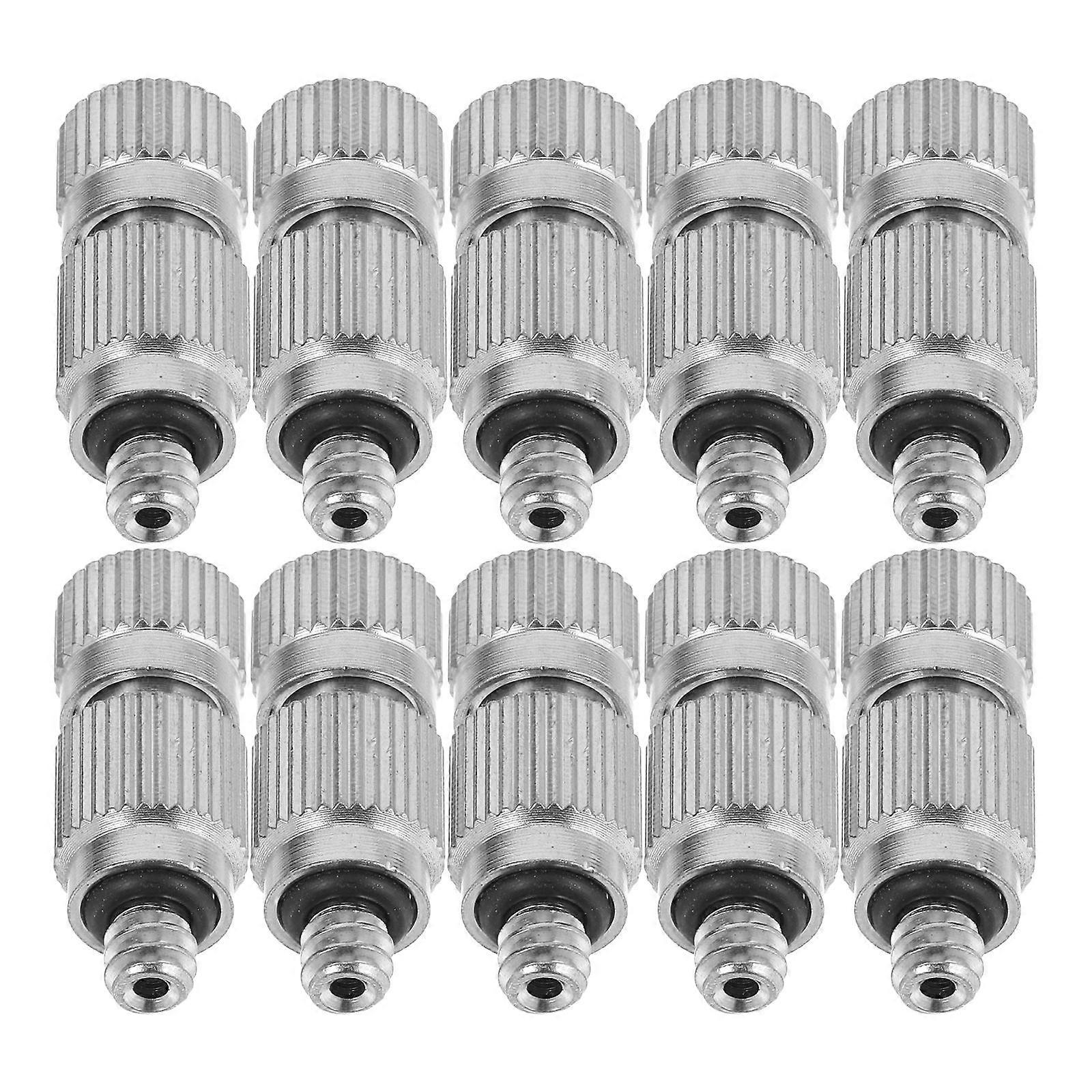 Atomizing Misting Nozzle High Pressure System Compatible For Dust Removal Agricultural Irrigation Systems 20Pcs