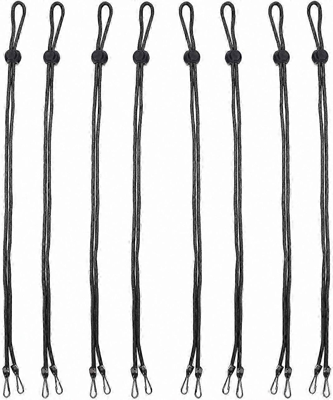 8-Pack Adjustable Face Mask Lanyards with Customizable Length for Comfort and Convenience