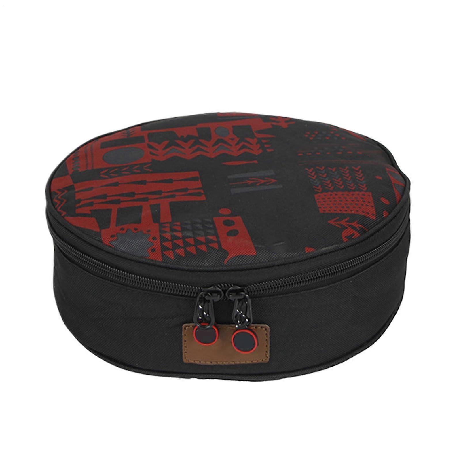 Dinnerware Storage Bag, Tableware Organizer for Camping, Round Dish Bag for BBQs, Picnic