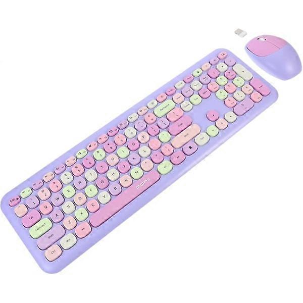 ワイヤレスキーボードとマウスセット プラグプレイ 10m 接続 ラップトップ PC 用 ブラック