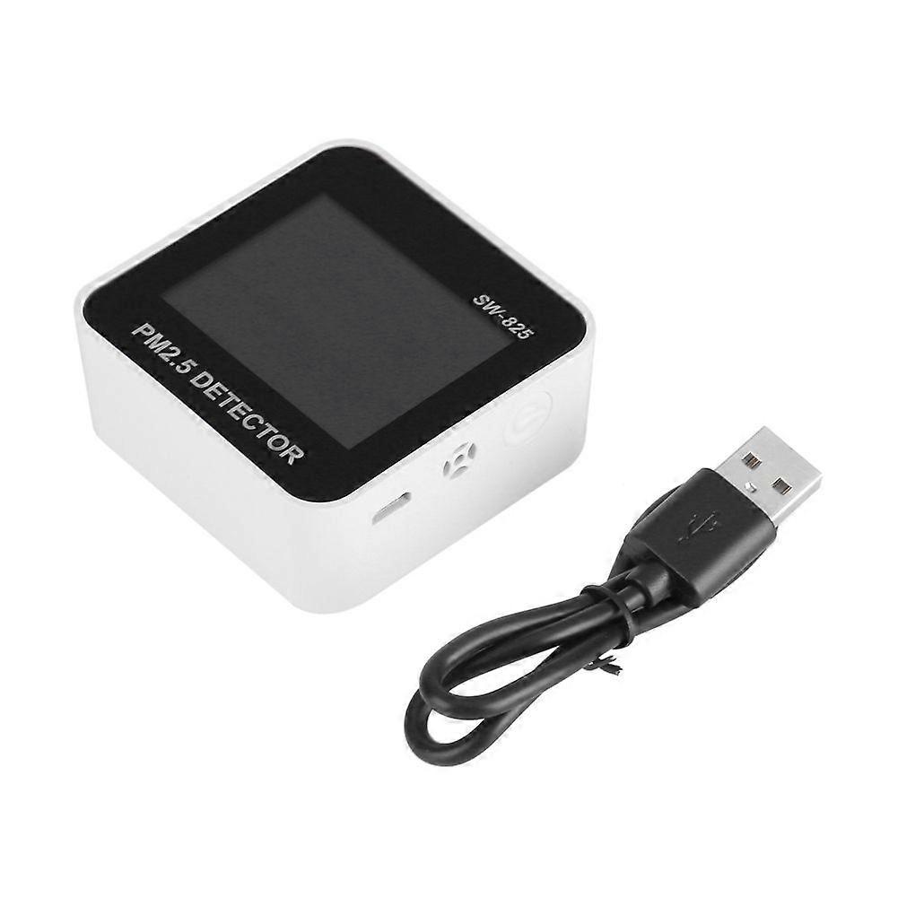 SNDWAY Digital LED Air Quality Monitor PM2.5 Detector Temperature Humidity Meter