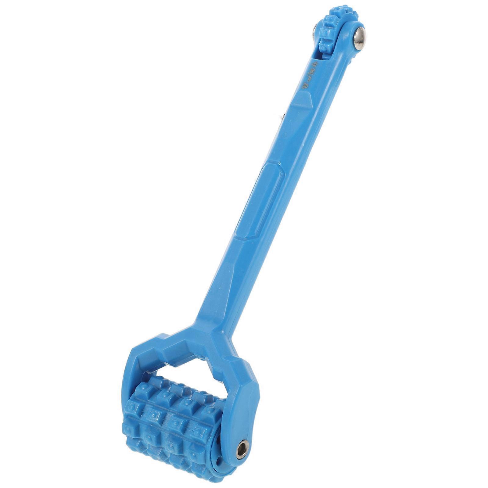Durable PC Material Blue DoubleHeaded Roller for Versatile Installation Uses 7.8 Inches