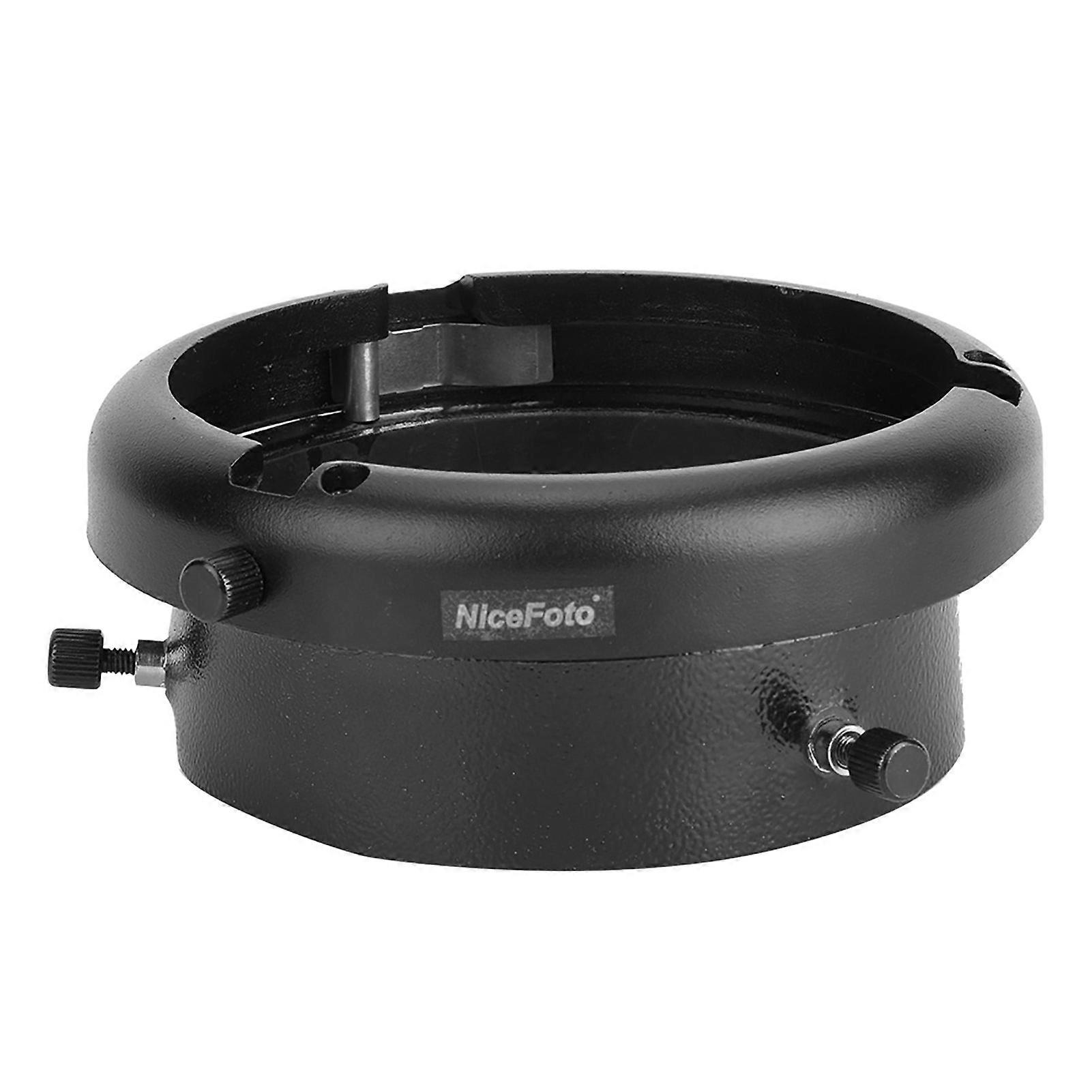 NiceFoto SN-10 Camera Light Mini Mounts to for Bowens Mount Ring Adapter