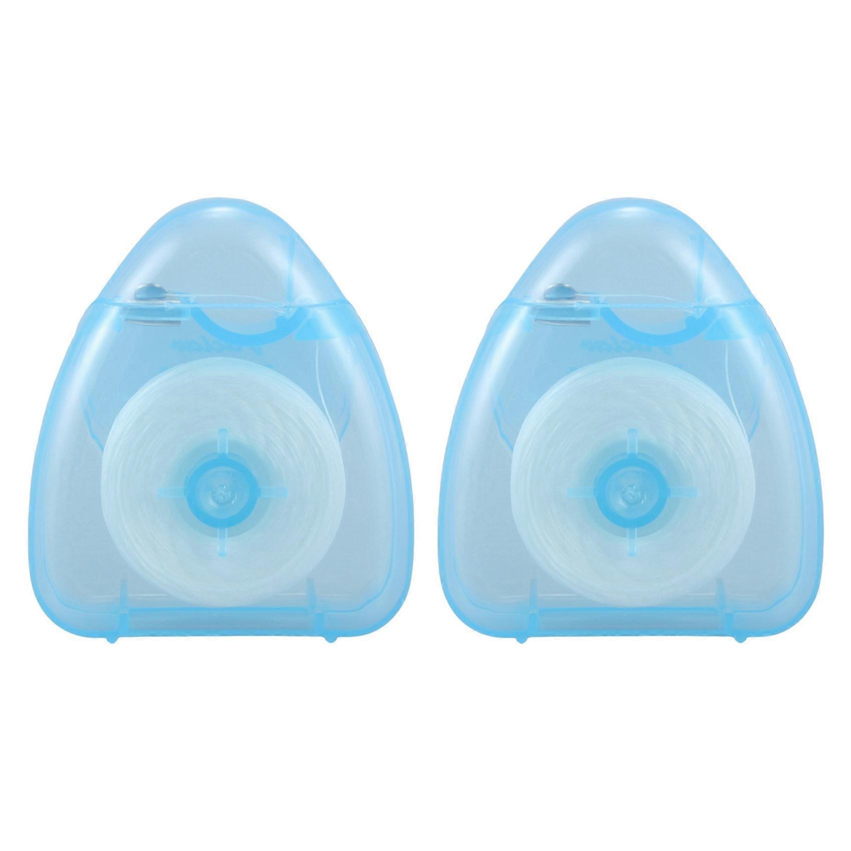 2X Vaclav Wire Dental Floss 50 Meter 54 Yard Wire Floss Dental Mint Flavor Floss Pick Dental Flosser