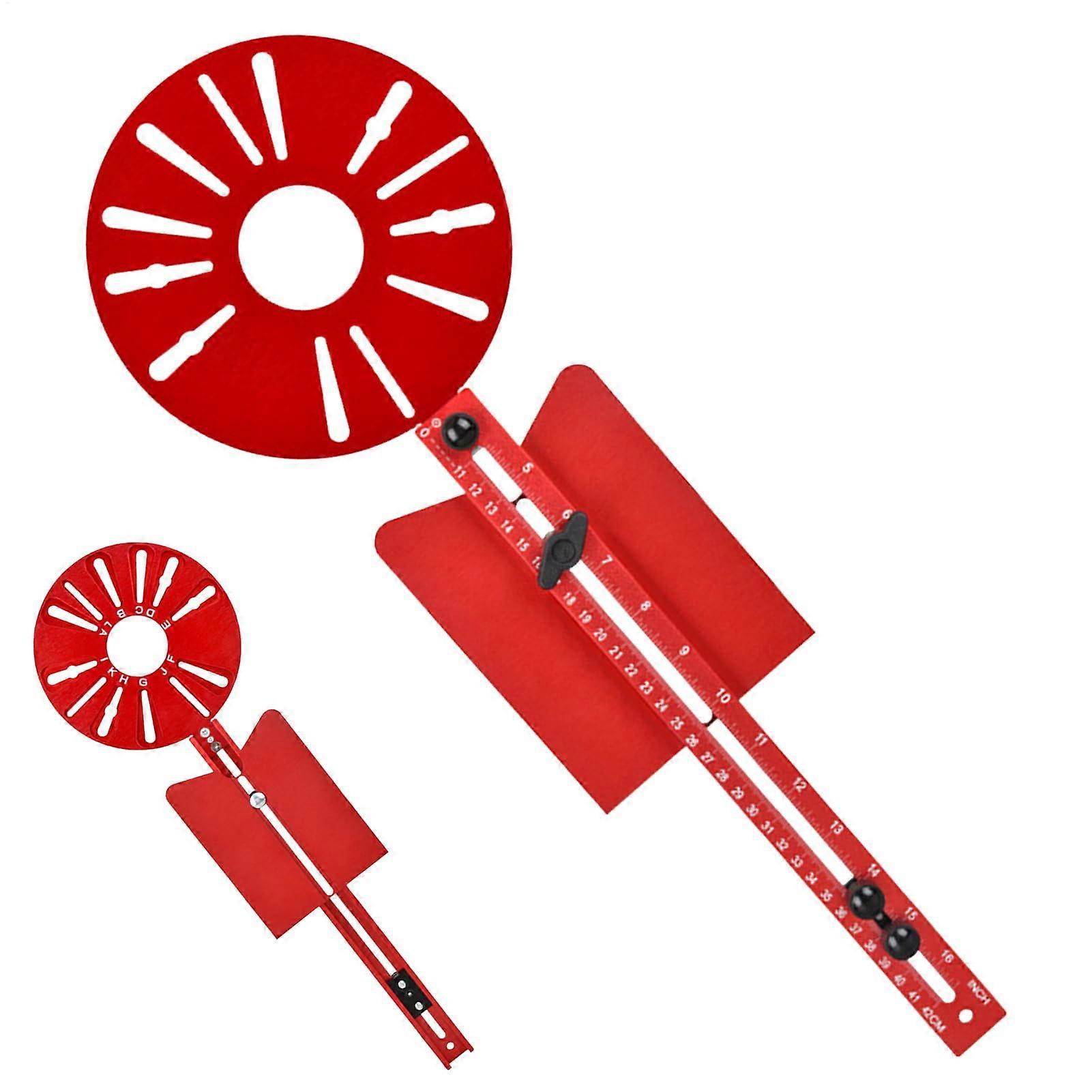 Router Mahlen Groove Holder, Round Cut Change for Routers | Adjustable Aluminum Alloy Router Jig Tool for Cabinets