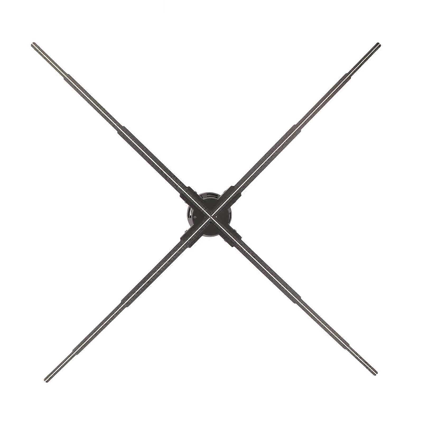 100cm Hologram Projector Naked Eye 1600x1184 with Remote Control 3D Advertising Display for Bar Party 100‑240V US Plug 