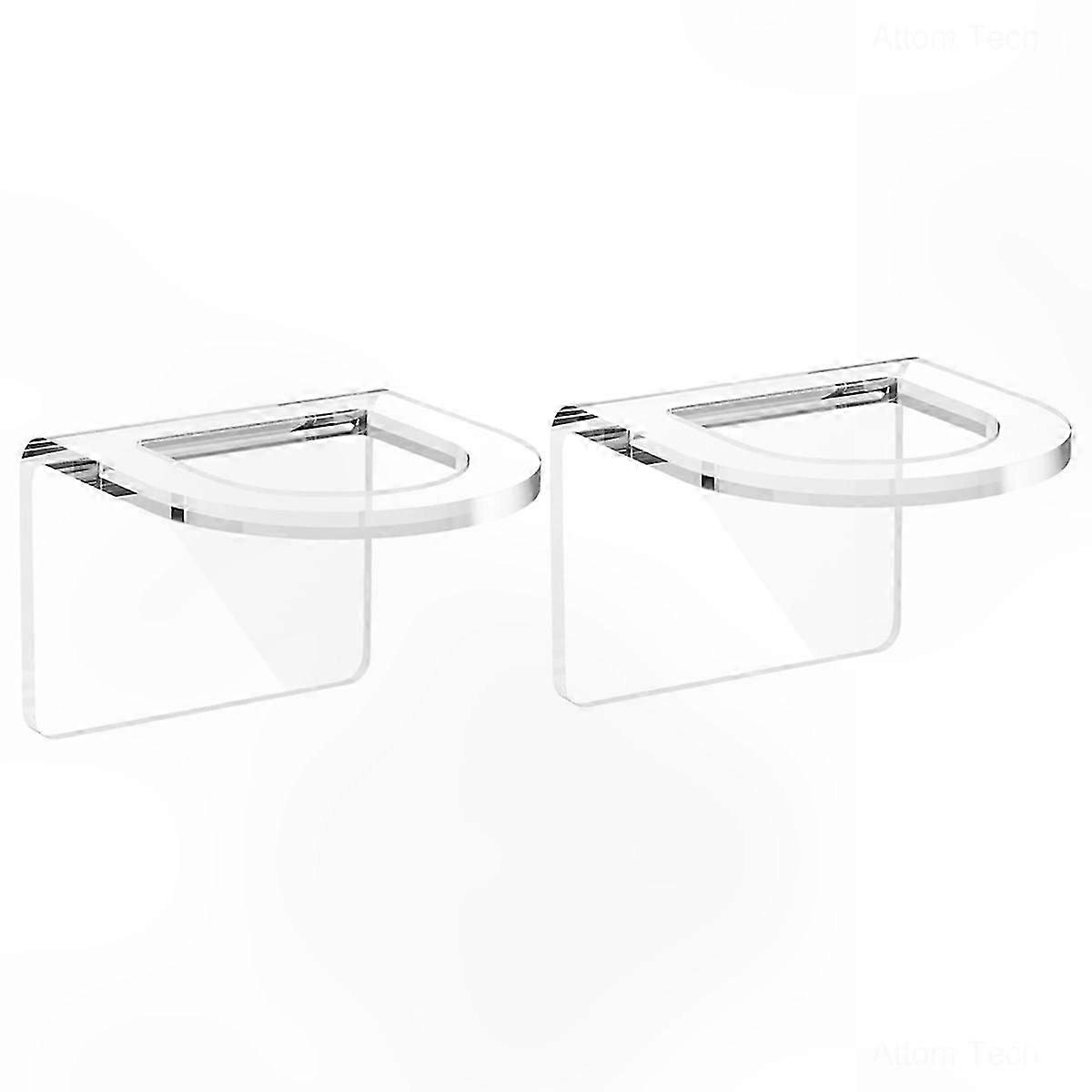 Transparent Acrylic Sink Organizer for Kitchen Brushes 2-Pack