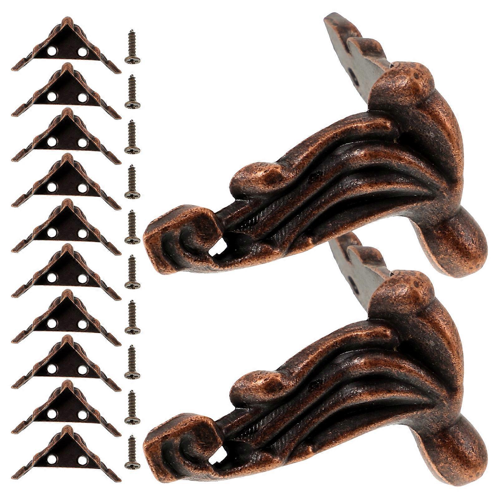 Decorative Tiny Leg Shape Furniture Support Feet 20Pack For Sofa And Dresser In Retro Style With Great Floor Protection