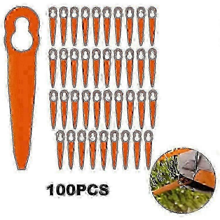 100 stk for STIHL Polycut 2-2 ABS skjærekniver Gressklipper reservedeler..