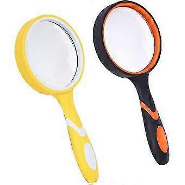 Reading Magnifier Handheld Magnifying Glass, 2 pcs. Reading Magnifier, reading aid, visual tool.