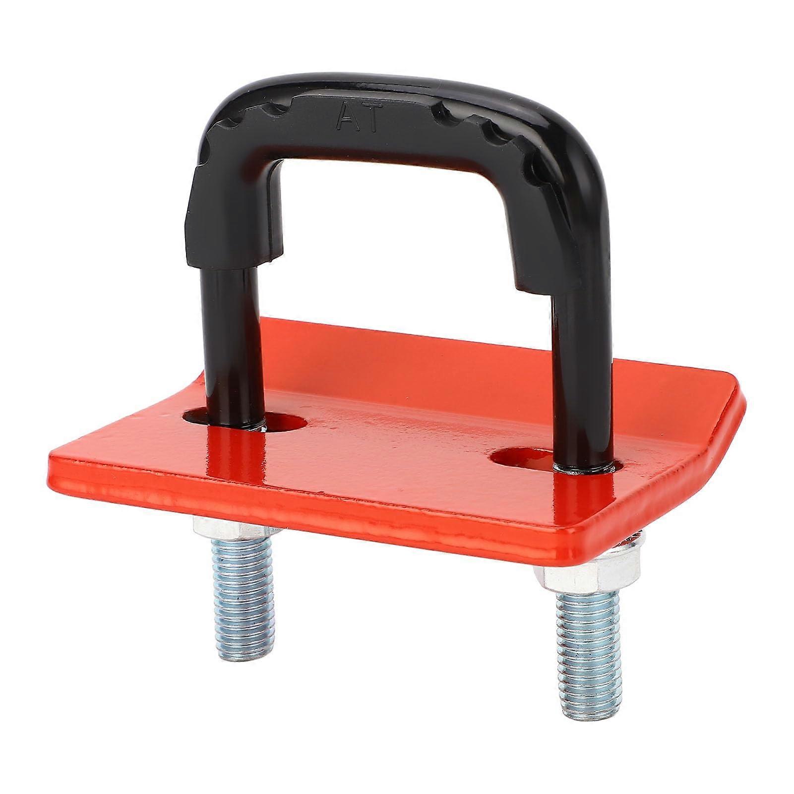 Towing Hitch Tensioner Heavy Duty Steel Stabiliser For 1.25 In And 2 In Hitches Rattle Clamp Motorhomes SUVs Trucks Red