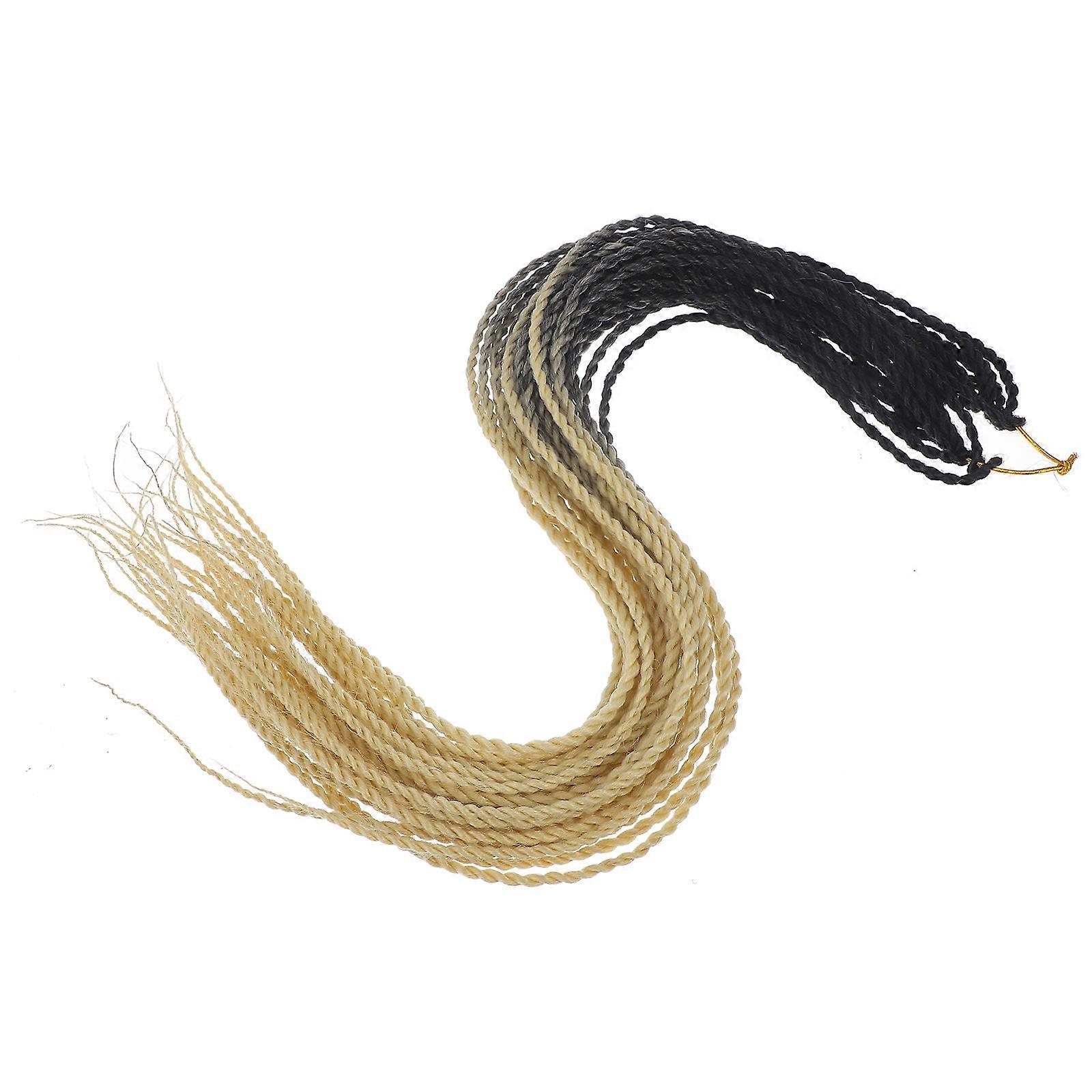 Fashion Ponytail Extension with Gradient Color Made of High Temperature Fiber for Daily Wear and Special Occasions Multi 24 Inches