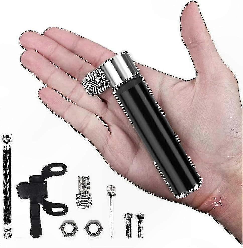 Compact Portable Bicycle Pump with 120psi Capacity for Tires