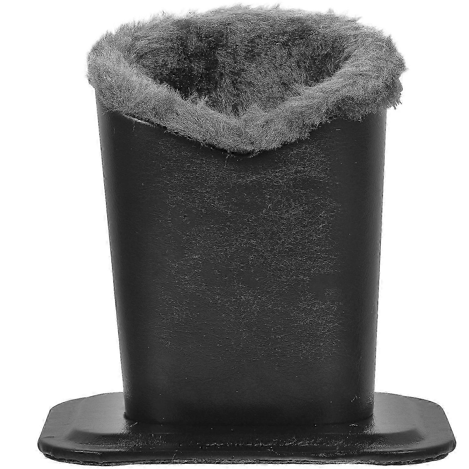 Elegant Plush Eyeglass Holder - Anti-Scratch, Durable Leather & Polyester,