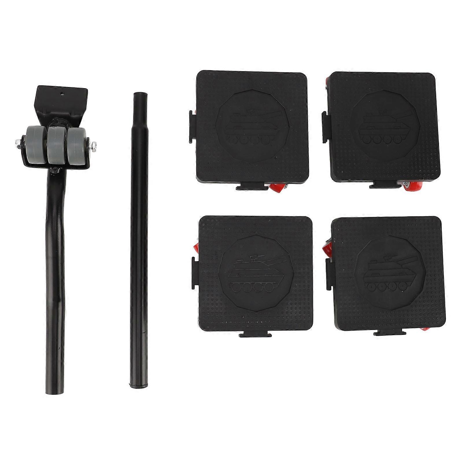 Versatile Furniture Mover with Detachable Design, Extendable Handle, and 5-Wheel System