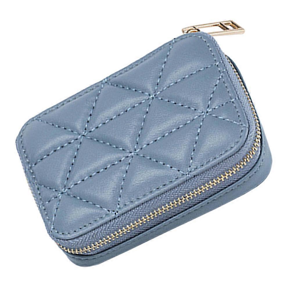 Here's a polished and professional product description based on your input:

 

**Portable Lipstick Storage Bag with Mirror – Stylish PU Makeup