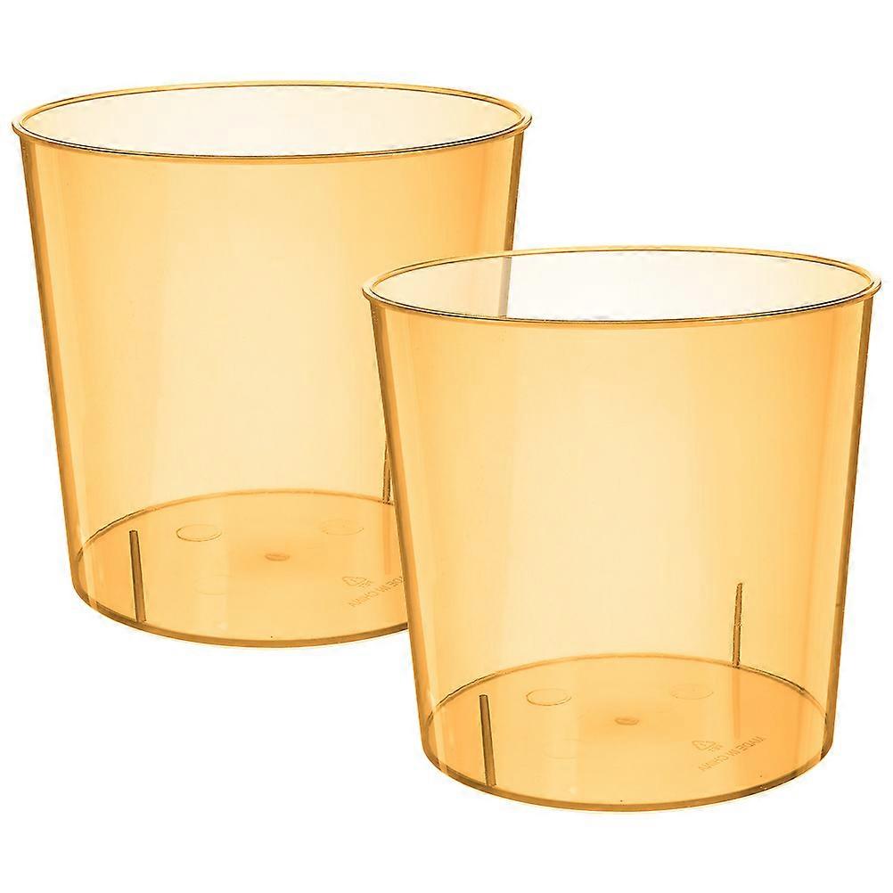 Rectangular Garbage Container 2Pcs Kitchen Trash Storage Bucket For Office Workers Suitable For Various Occasions