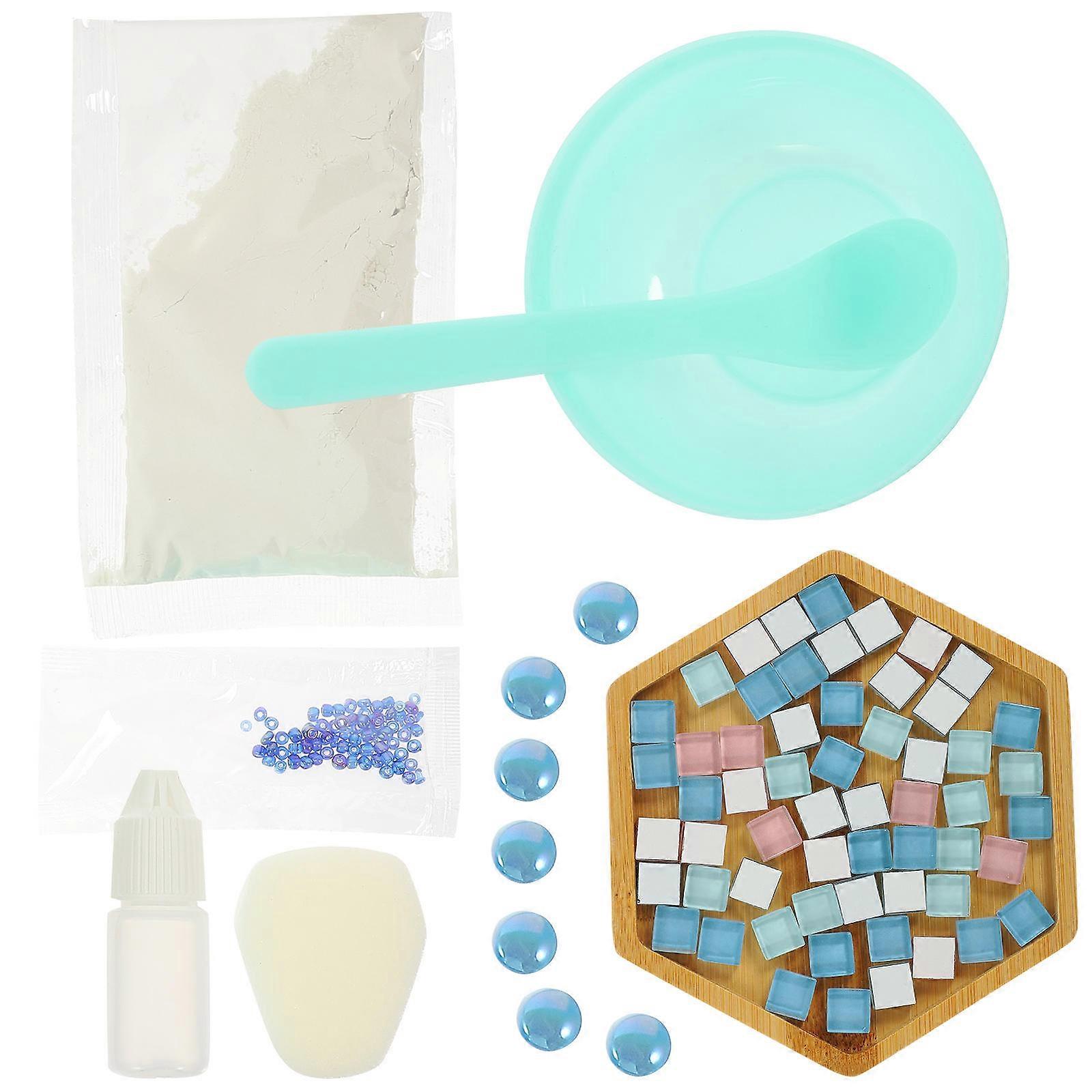 Creative DIY Cup Mat Coaster Making Kit For Parent-Child Activities Simple Design 1 Set